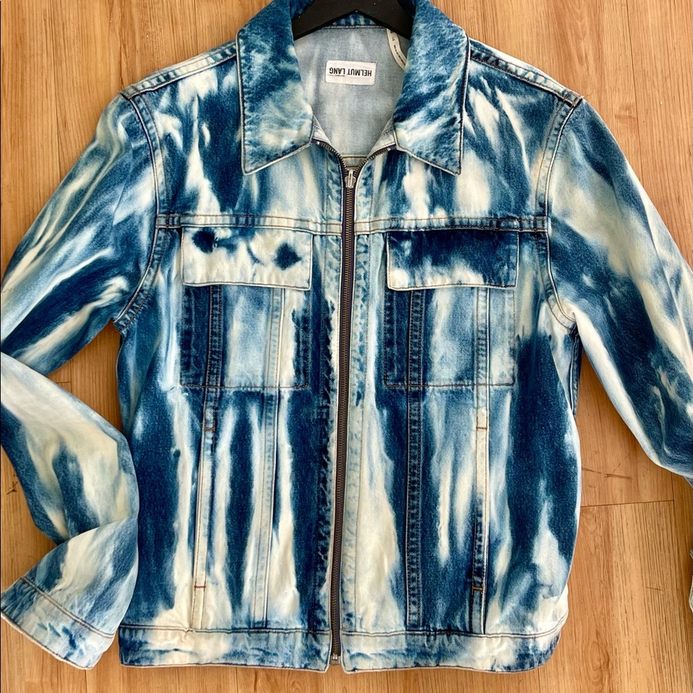 Helmut Lang Reversible Bleached Denim Jacket Mens Large